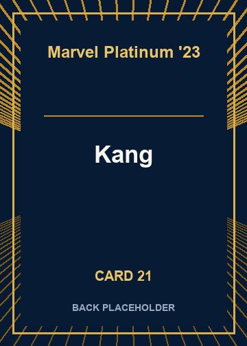 Kang back artwork
