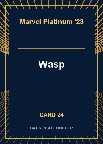 Wasp back artwork