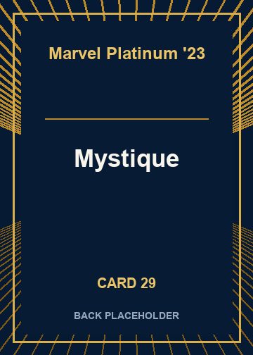 Mystique back artwork