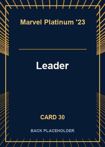 Leader back artwork