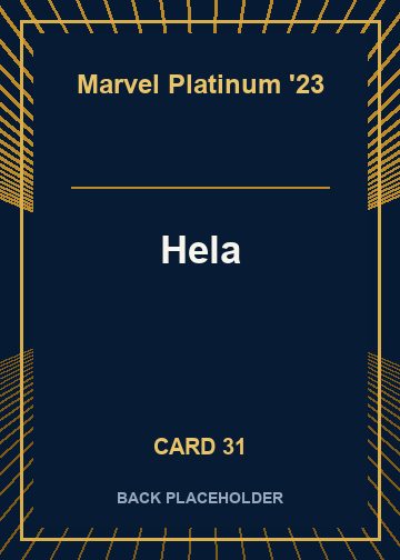 Hela back artwork