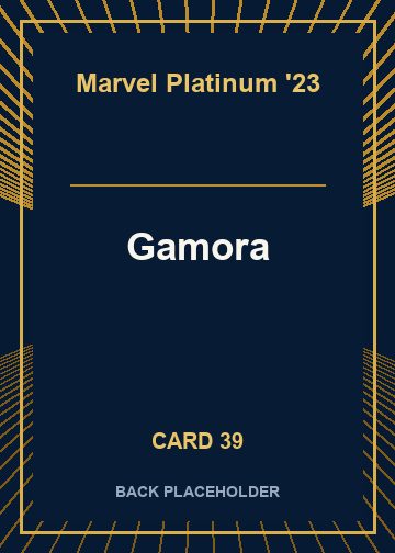 Gamora back card image
