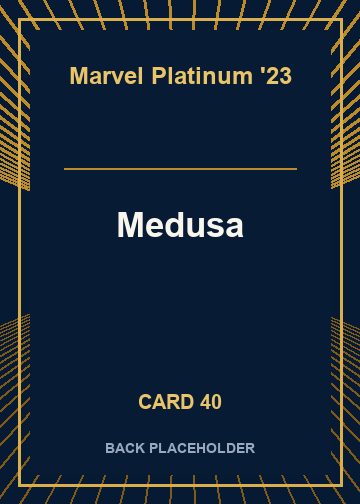 Medusa back card image
