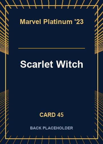 Scarlet Witch back card image