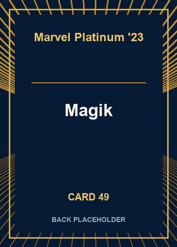 Magik back card image
