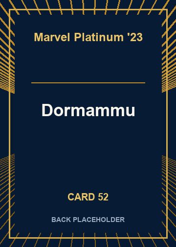 Dormammu back card image