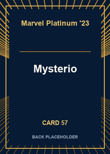 Mysterio back card image