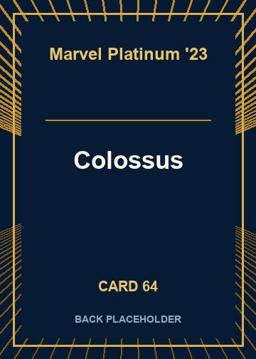 Colossus back card image