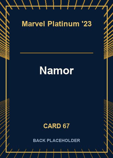Namor back card image