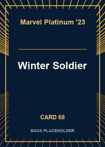 Winter Soldier back card image