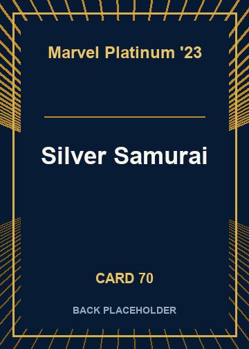 Silver Samurai back card image