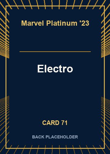 Electro back card image