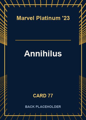 Annihilus back card image