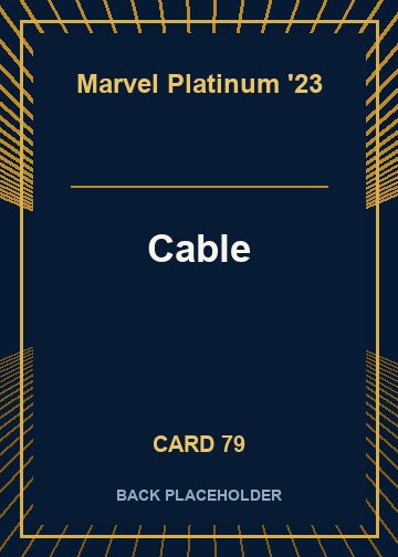 Cable back card image