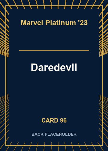 Daredevil back card image