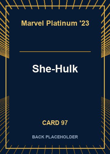 She-Hulk back card image