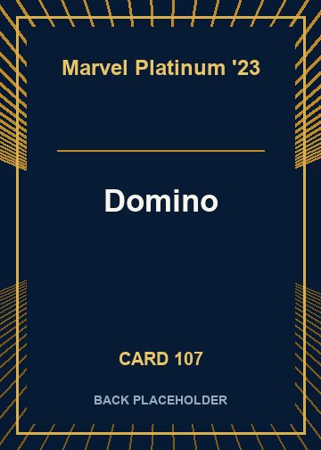 Domino back card image