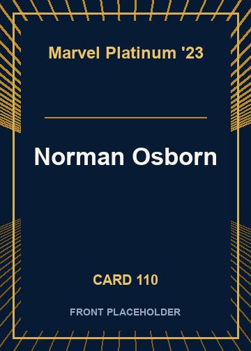 Norman Osborn front card image