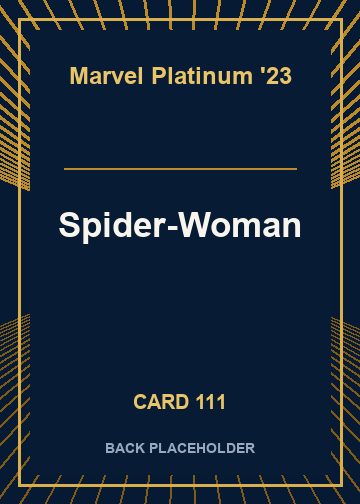 Spider-Woman back card image