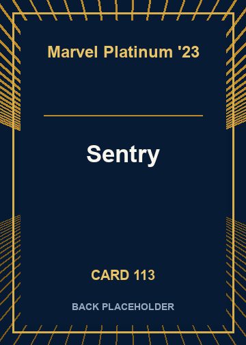 Sentry back card image