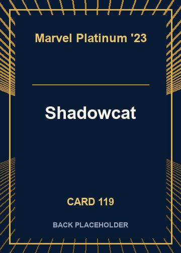 Shadowcat back card image
