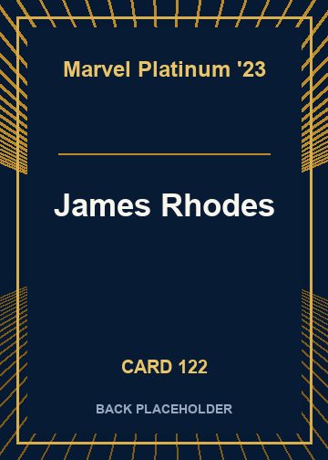 James Rhodes back card image