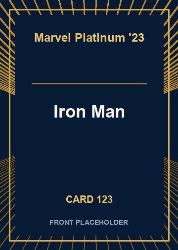 Iron Man card thumbnail