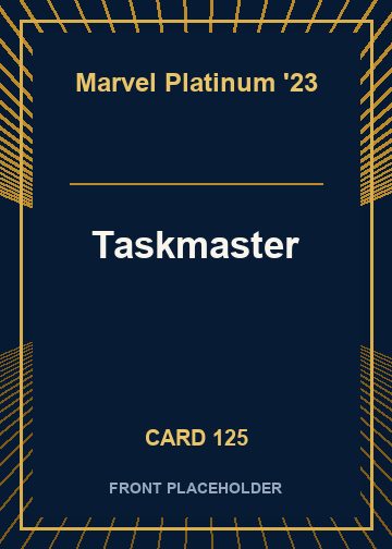 Taskmaster front card image