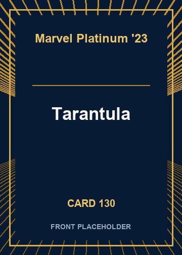 Tarantula front card image
