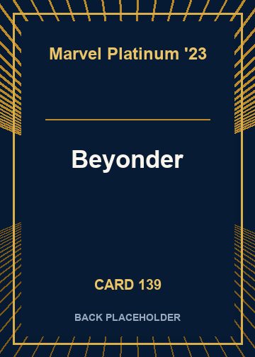 Beyonder back card image