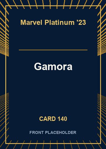 Gamora card thumbnail