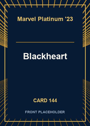 Blackheart front card image