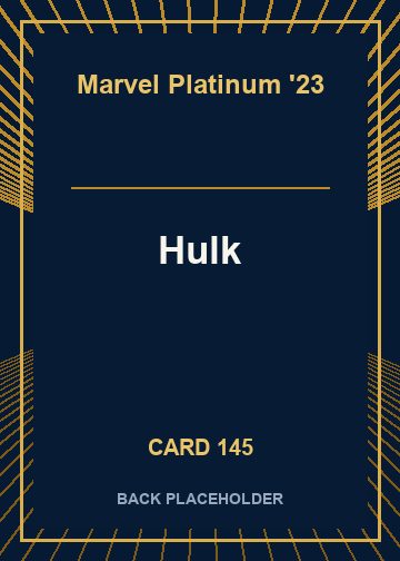 Hulk back card image
