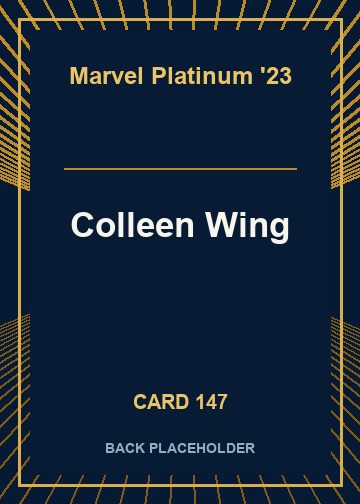 Colleen Wing back card image