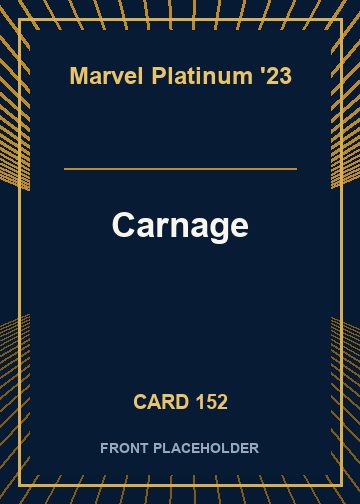 Carnage front card image