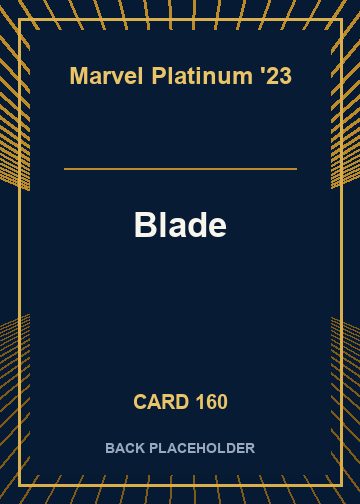 Blade back card image