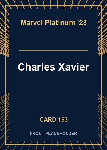 Charles Xavier card thumbnail