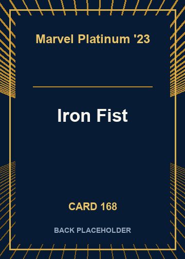 Iron Fist back card image
