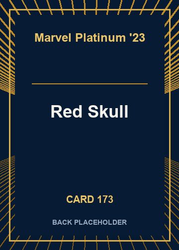Red Skull back card image