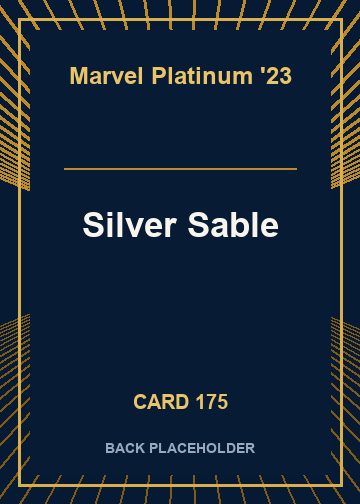 Silver Sable back card image