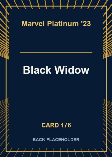 Black Widow back card image
