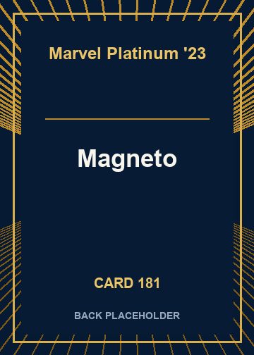 Magneto back card image