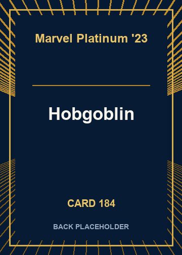 Hobgoblin back card image