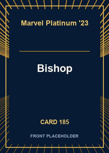 Bishop front card image