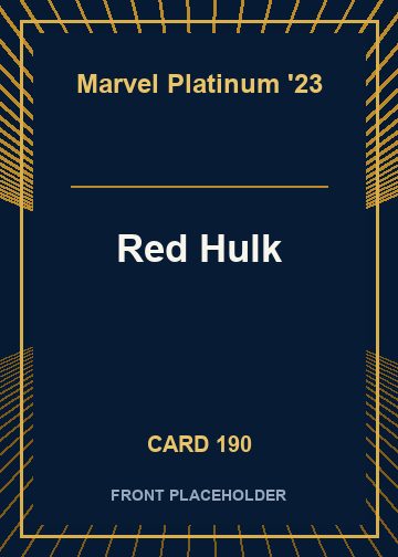 Red Hulk card thumbnail
