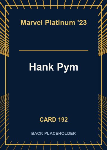 Hank Pym back card image