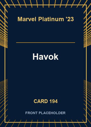 Havok front card image