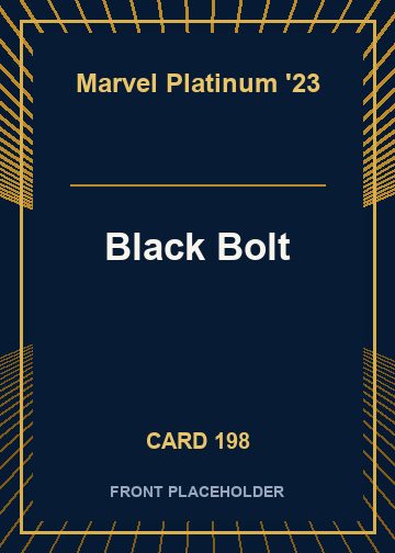 Black Bolt card thumbnail