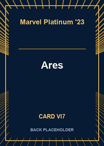 Ares back card image