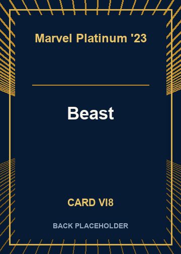 Beast back card image
